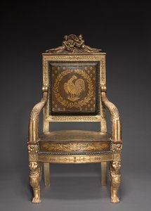 Tron Dziecięcy, 1822 autorstwa Pierre Marie le Jeune Balny