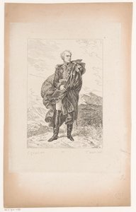 Portret generała Maximiliena Sébastiena Foy Kolekcja portretów historycznych barona Gérarda (tytuł serii) Kolekcja Portretów Historiques de Mr. le Baron Gerard (tytuł serii) autorstwa Pierre Michel Adam