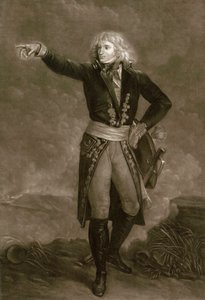 Napoleon Bonaparte jako generał naczelny Armii Włoch (1796-1797) - Grawerowanie autorstwa Pierre Michel (Pierre-Michel) Alix (1762-1817) autorstwa Pierre Michel Alix