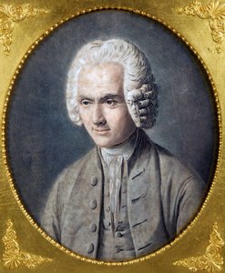 Portret Jean-Jacques Rousseau (1712-1778) par Alix, Pierre Michel (1762-1817). Aquatint, rozmiar : 40,5x36, , Kolekcja prywatna