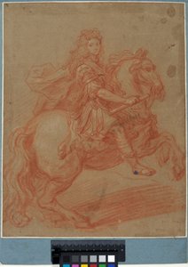 Ludwig XIV. zu Pferd autorstwa Pierre Mignard