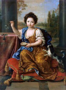Louise Marie de Bourbon 1674-1681, księżna Orleanu autorstwa Pierre Mignard