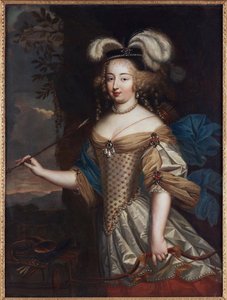 Madame de Montespan - Francoise Athenais de Rochechouart, markiza de Montespan (1640-1707), jako Diana, autorstwa Mignarda, Pierre