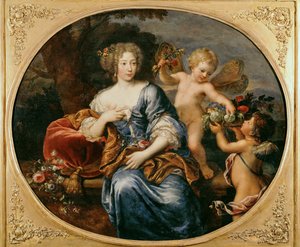 Madame de Montespan, kochanka Ludwika XIV ... (obraz na płótnie) autorstwa Pierre Mignard