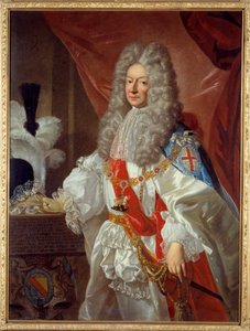 Portret Antonina Nompar de Caumont, księcia Lauzun (1633-1723) marszałka Francji i małżonki Grande Mademoiselle, księżnej Montpensier Malarstwo Pierre Mignard (1612-1695) XVII-wieczne La Rochelle, musee des Beaux Arts - Portret Antonina
