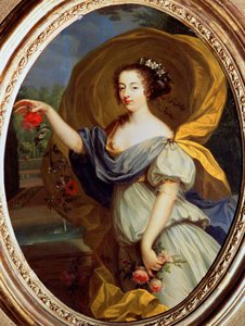 Portret księżnej de la Valliere jako Flory, XVII wiek. autorstwa Pierre Mignard