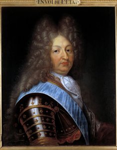 Portret wielkiego delfina (1661-1711), syna Ludwika XIV Obraz Pierre Mignard (1612-1695) XVII w. Słońce. 0,60 X 0,73 m Troyes. Muzeum Sztuk Pięknych autorstwa Pierre Mignard