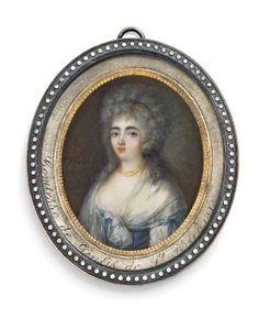 Stéphanie Félicité Ducrest de Saint-Aubin, hrabina Genlis autorstwa Pierre Noel Violet