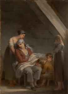 Rodzina pogrążona w żałobie autorstwa Pierre Paul Prud