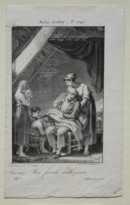 Nieszczęsna rodzina autorstwa Pierre Paul Prud