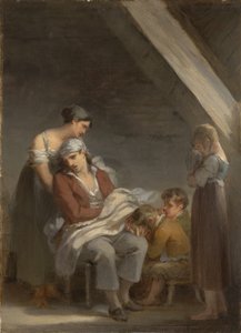Rodzina pogrążona w żałobie, 1821 r.