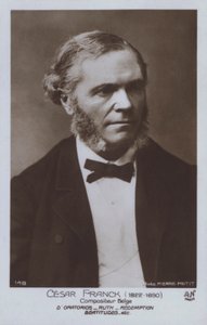 Cesar Franck, belgijski kompozytor i pianista (zdjęcie czarno-białe) autorstwa Pierre Petit
