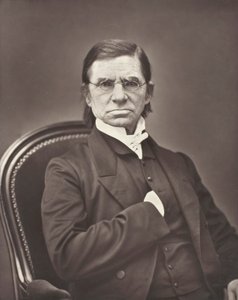 Émile Littré Francuski leksykograf i filozof, 1801-1881, c. 1876. autorstwa Pierre Petit