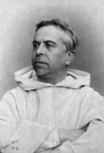 Portret dominikanina Henri Didona, ok. 1890-1900 (zdjęcie czarno-białe) autorstwa Pierre Petit