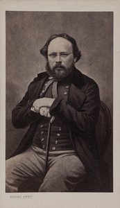 Portret Pierre-Josepha Proudhona 1809-1865, ok. 1860. autorstwa Pierre Petit