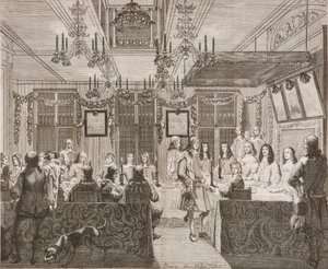 Obiad króla Karola II z Lucy Walter autorstwa Pierre Philippe