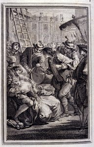 Belphegor - w „”Opowieściach i opowiadaniach wierszem”” Jean La Fontaine. 1776. Ilustracja P.P. Choffarda.