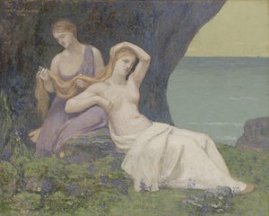 We wrzosie autorstwa Pierre Puvis de Chavannes