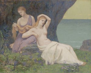 We Wrzosie, 1896. autorstwa Pierre Puvis de Chavannes
