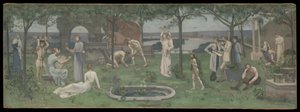 Między sztuką a naturą autorstwa Pierre Puvis de Chavannes
