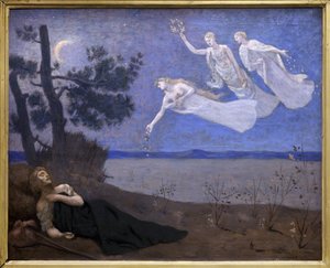 Le Reve (widzi we śnie Miłość, Chwała i Bogactwo) (obraz) autorstwa Pierre Puvis de Chavannes