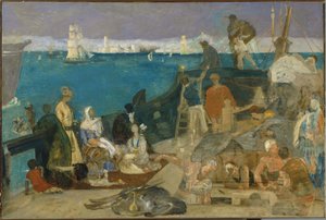 Marsylia, brama na Wschód autorstwa Pierre Puvis de Chavannes