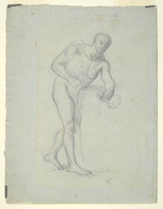 Naga figurka z kolbą autorstwa Pierre Puvis de Chavannes
