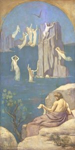Prometeusz (olej na płótnie) autorstwa Pierre Puvis de Chavannes