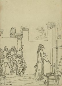 Ucz się dla L autorstwa Pierre Puvis de Chavannes