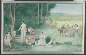 Lato autorstwa Pierre Puvis de Chavannes