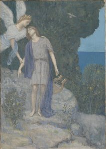 Poeta autorstwa Pierre Puvis de Chavannes