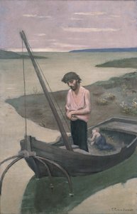 Biedny rybak autorstwa Pierre Puvis de Chavannes