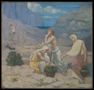 Pieśń pasterza autorstwa Pierre Puvis de Chavannes