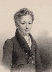 Portret pianisty i kompozytora Zygmunta Thalberga 1812-1871 , 1826.