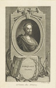 Portret Torquato Tasso 1544-1595, ok. 1770. autorstwa Pierre Savart