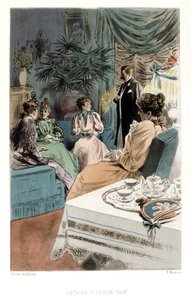ilustracja do "Kobiety w Paryżu" autorstwa Pierre Vidal