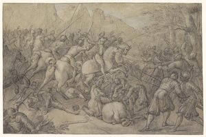 Bitwa autorstwa Pierre Woeiriot (II) (attributed to)