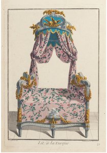 Łóżko à la Turque, ok. 1788.