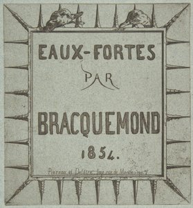 Akwaforty Bracquemonda, 1854. autorstwa Pierron et Delâtre