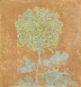 Chryzantema autorstwa Piet Mondrian