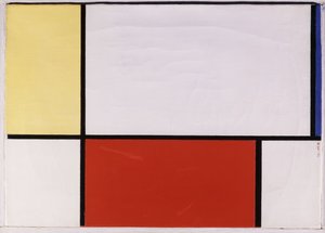 Kompozycja autorstwa Piet Mondrian