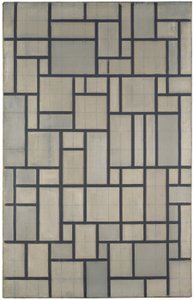 Kompozycja z siatką 2 autorstwa Piet Mondrian