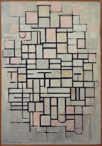 Nr kompozycji IV; Kompozycja 6 autorstwa Piet Mondrian