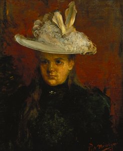 Princesje, ok.1898 (olej na płótnie) autorstwa Piet Mondrian