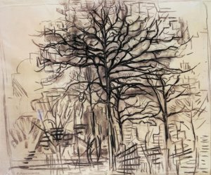 Badanie drzew, autorstwa Piet Mondrian