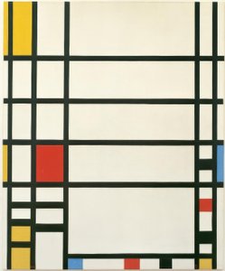Plac Trafalgarski autorstwa Piet Mondrian