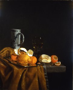 Martwa natura (olej na płótnie) autorstwa Pieter (1623-82) Janssens