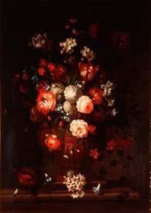 Martwa natura, mieszane kwiaty autorstwa Pieter (circle of) Casteels
