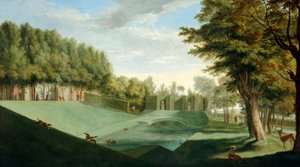 Chiswick House: The Southern Pond, ok. 1729-31 (olej na płótnie)