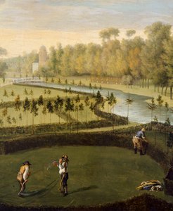 Ogrody w Chiswick House od zachodu (fragment 369420) (olej na desce)